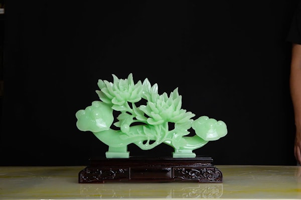 Quyền Trượng Như Ý Hoa Mẫu Đơn size to